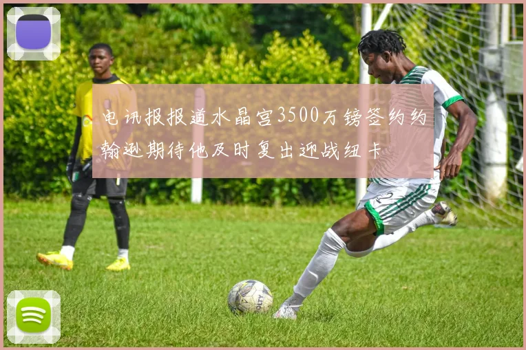 电讯报报道水晶宫3500万镑签约约翰逊期待他及时复出迎战纽卡